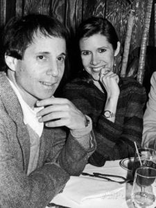 Paul Simon and Carrie Fisher 1982, NY..jpg